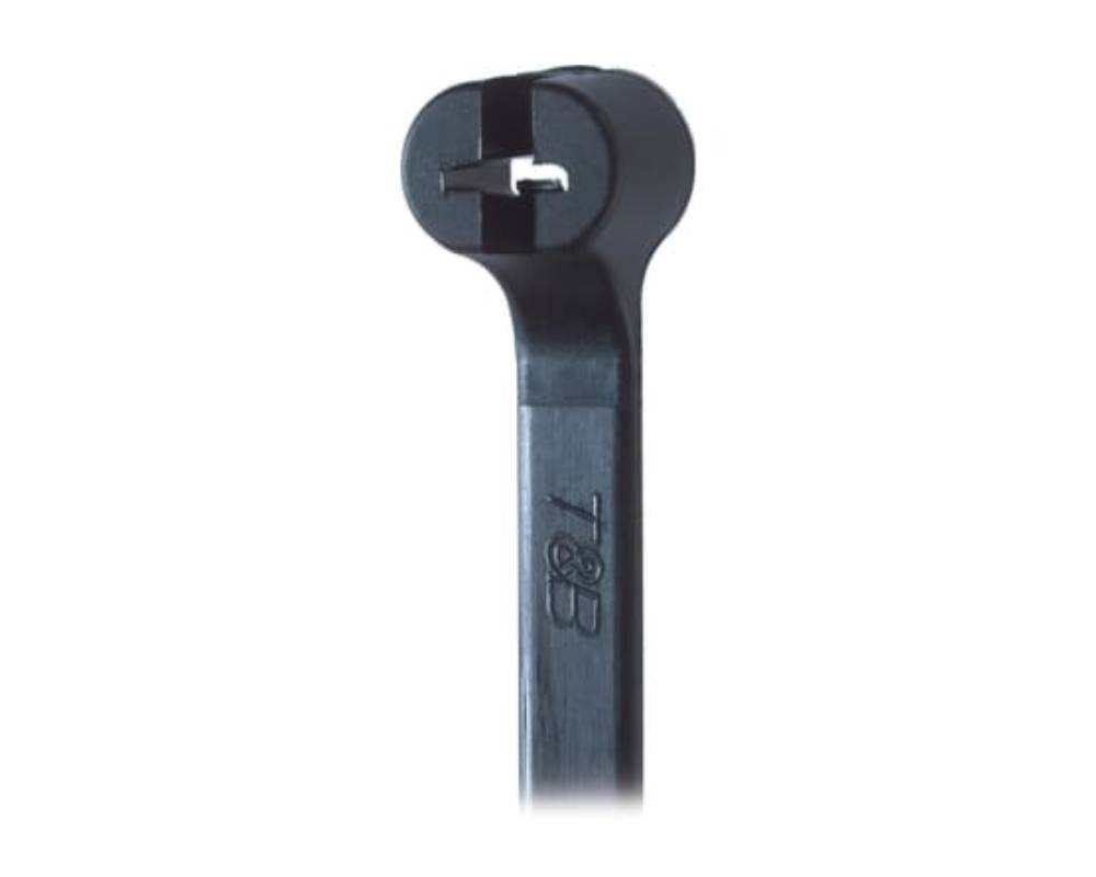 CABLE TIE 343 X 6.9MM UV BLACK NYLON