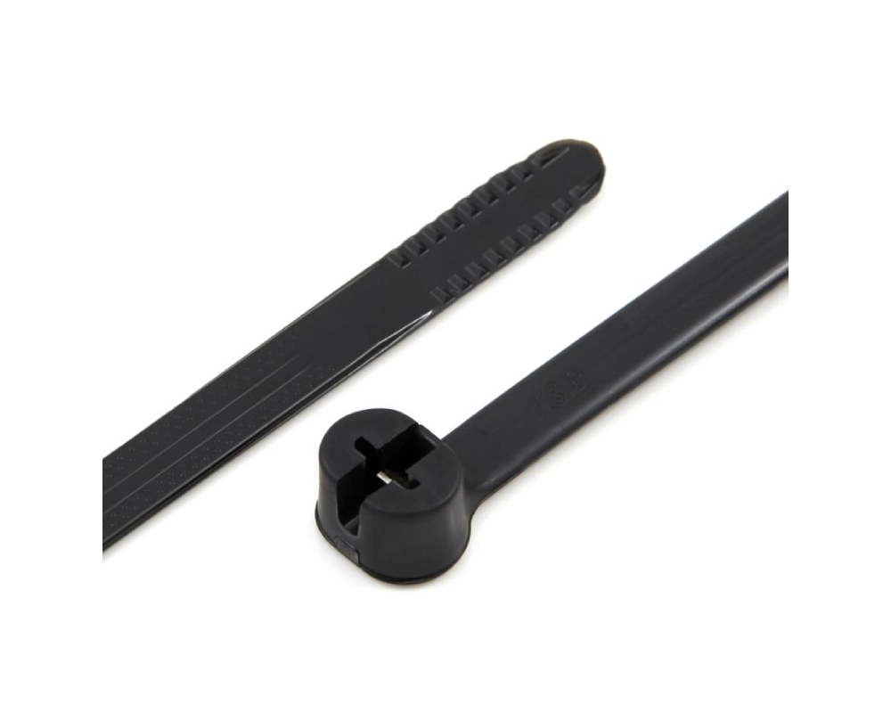 CABLE TIE 340 X 6.9MM UV BLACK NYLON TY-RAP®