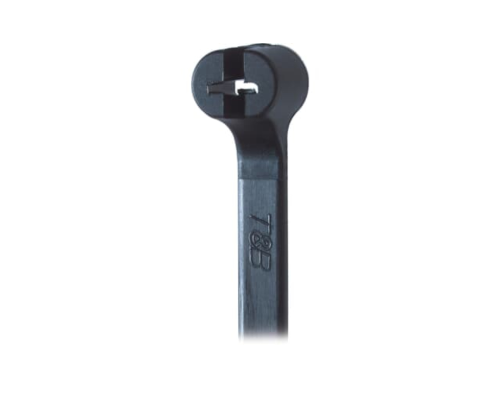 CABLE TIE 18LB 4IN UV BLACK NYLON 92 X 2.3MM