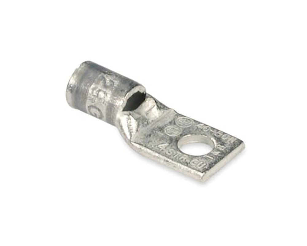 No4 COPPER LUG STANDARD BARREL. 1 HOLE 5/16 IN BOLT