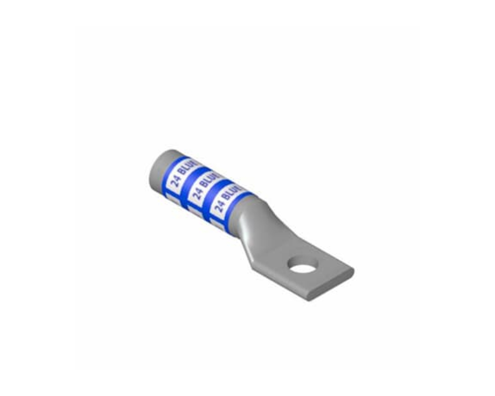 COPPER LUG  TIN PLATED 1HL LUG LONG BARREL No8 No10B RED