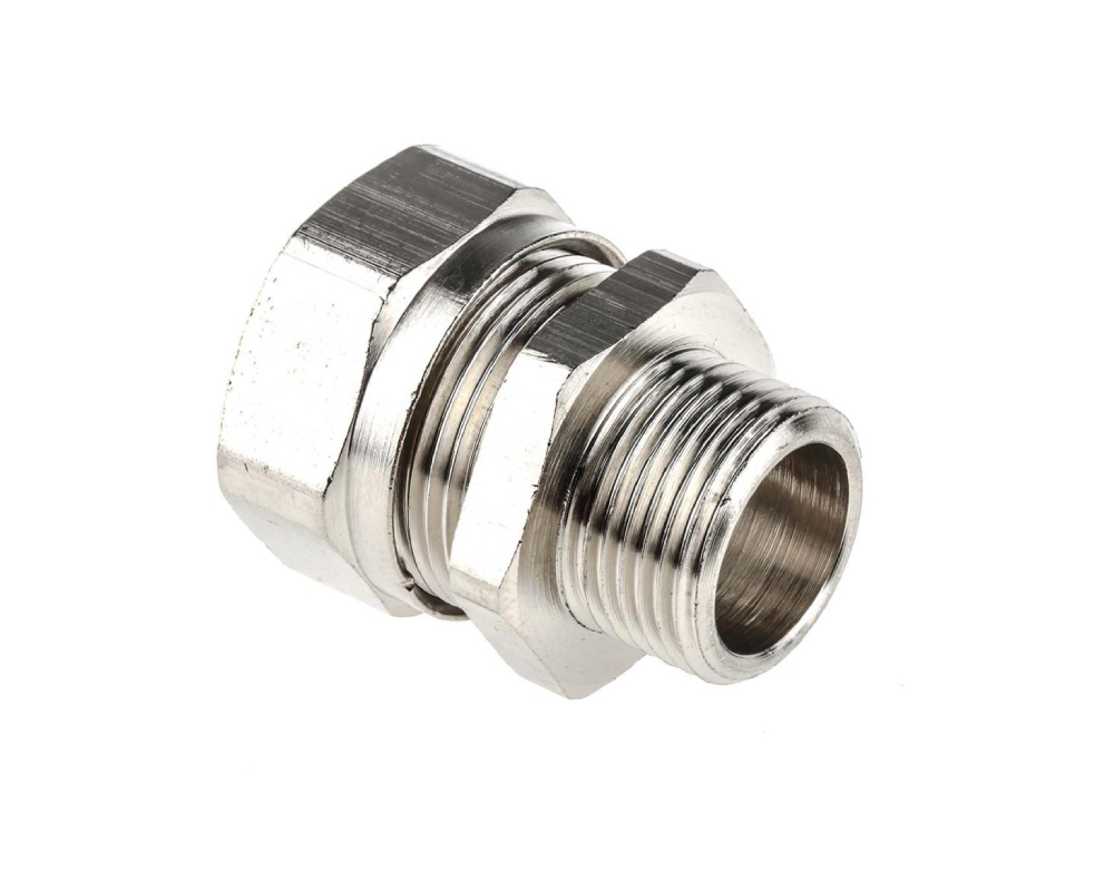 STRAIGHT EX CONDUIT CONNECTOR, 20 MM FLEXIBLE CONDUIT × M20 × 1.5 METRIC MALE THREAD