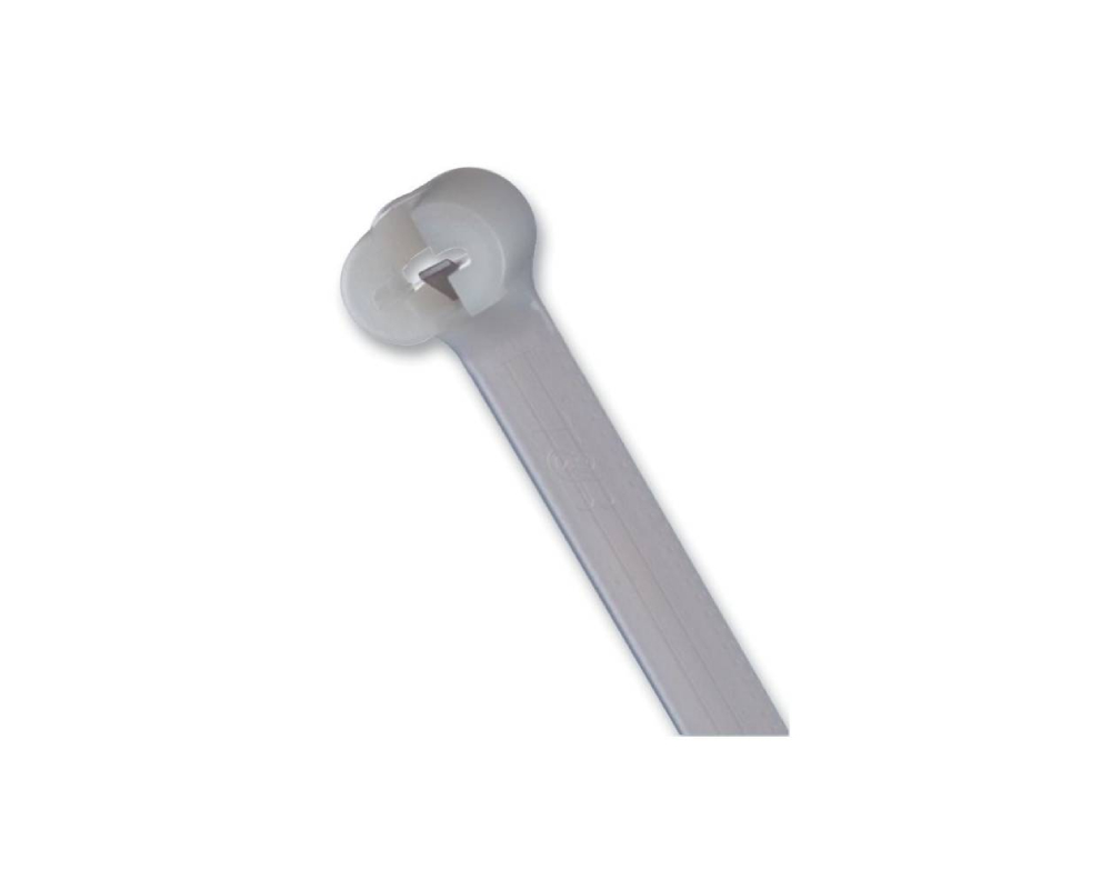 Ty-Rap Cable Tie,Natural Polyamide (Nylon 6.6),3.62"L,Tensile Strength 18lbs