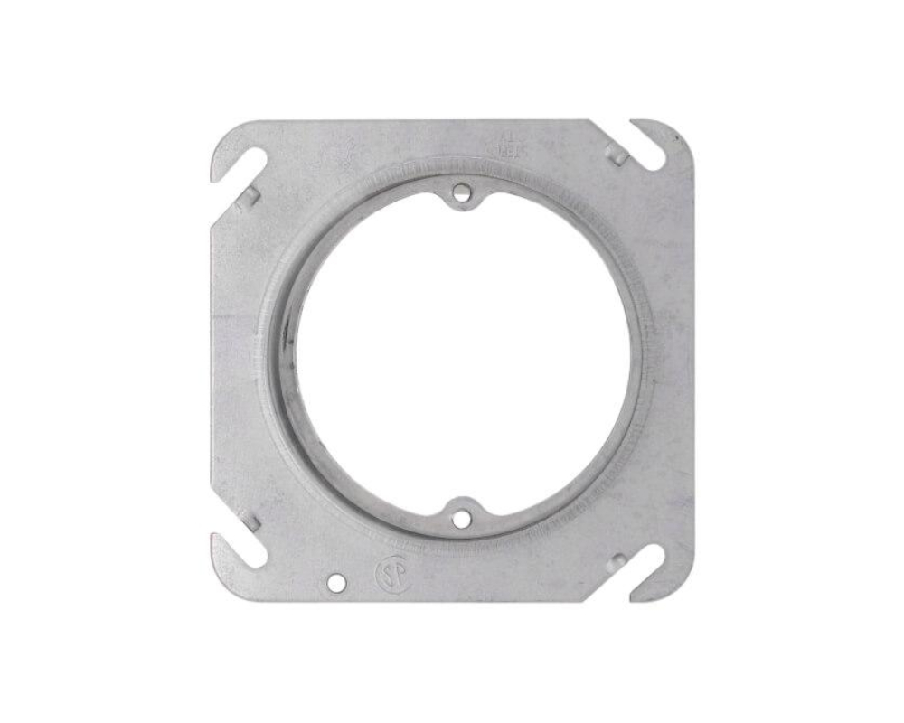 T&B / ABB STEEL CITY 52C3-3/4, 4" SQUARE BOX COVER, 3/4" RAISED, PRE-GALVANIZED STEEL