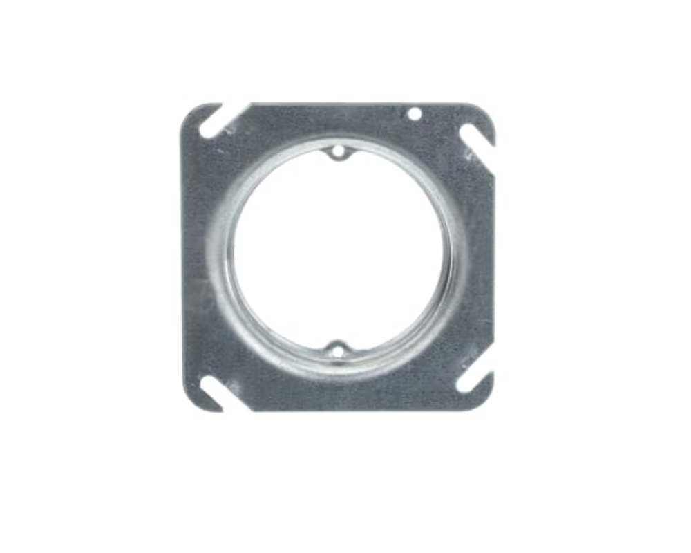 4 Square Box Cover, 2-3/4 RND, 3.5 Cubic Inches, 1/2 Inch Raised.