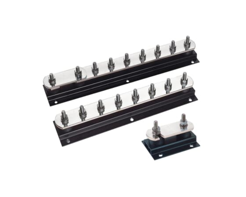 16Way earth bar ,tin plated w/o disconnecting link Length 950MM X Width 90MM X Height 62MM  with plastic base Equivalent to Furse# LK245-16-T