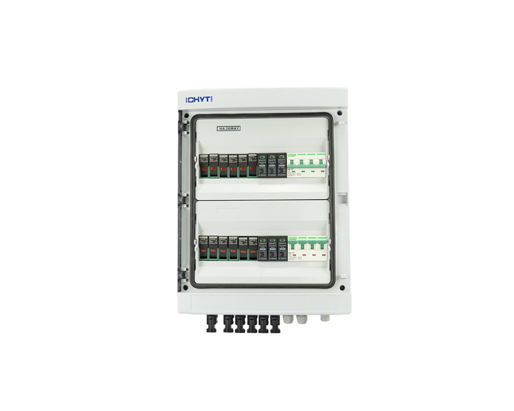 DC/AC 2kw/5kw/10kw Pv Solar DC 1000V Dc Breaker 6 String Combiner Box for Solar System
